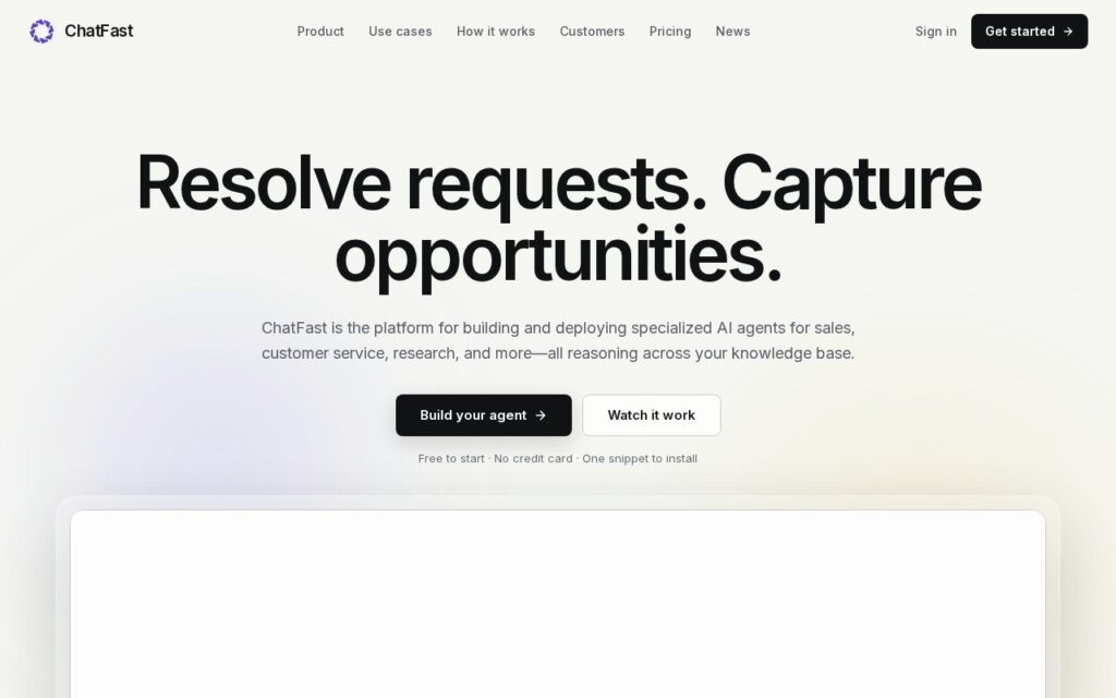 ChatFast screenshot 1