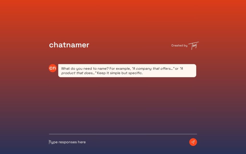Chatnamer screenshot 1