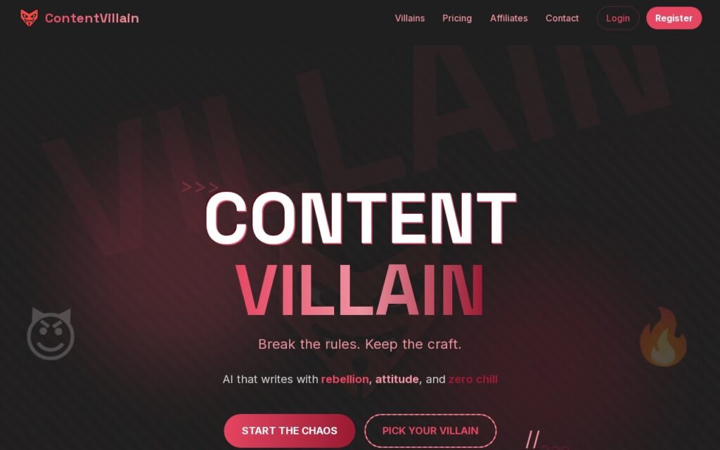 Content Villain screenshot 1