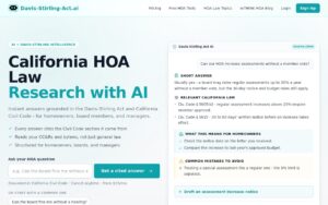 Davis-Stirling Act AI screenshot 1