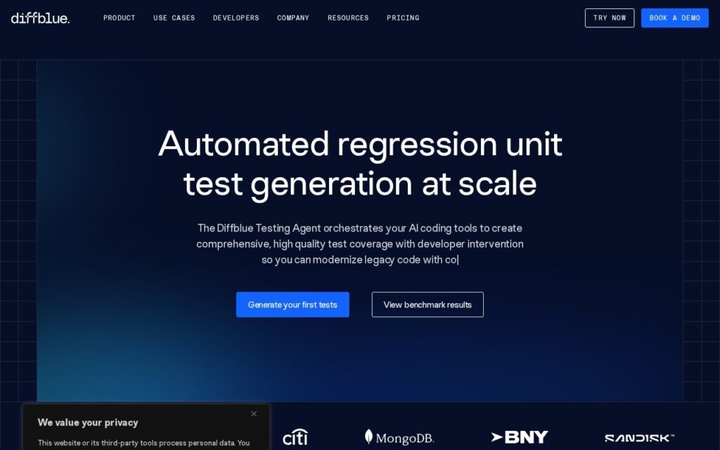 Diffblue screenshot 1