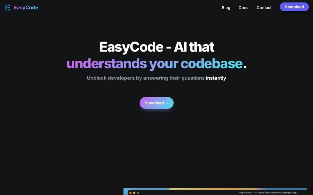 EasyCode screenshot 1