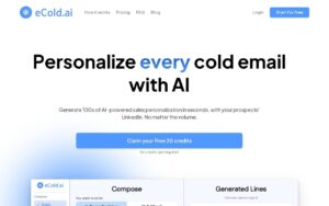 eCold.ai screenshot 1