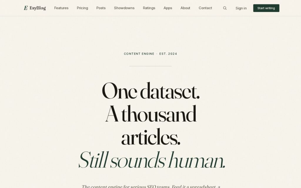 EsyBlog screenshot 1