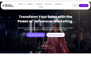 IMAI (Influencer Marketing AI) screenshot 1