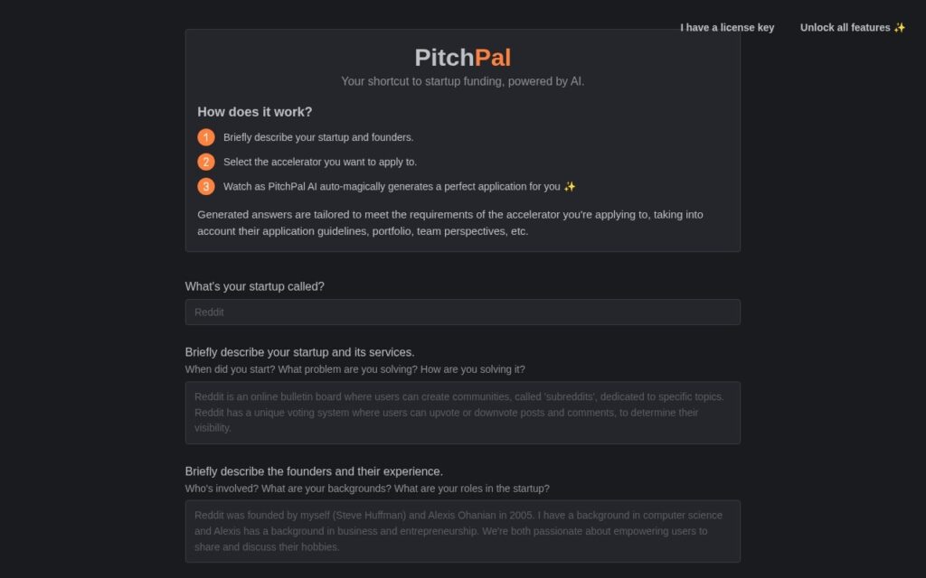 PitchPal screenshot 1