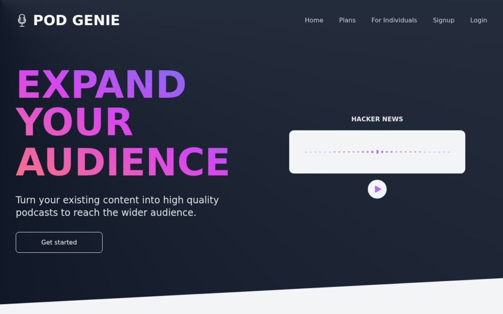 Pod Genie screenshot 1
