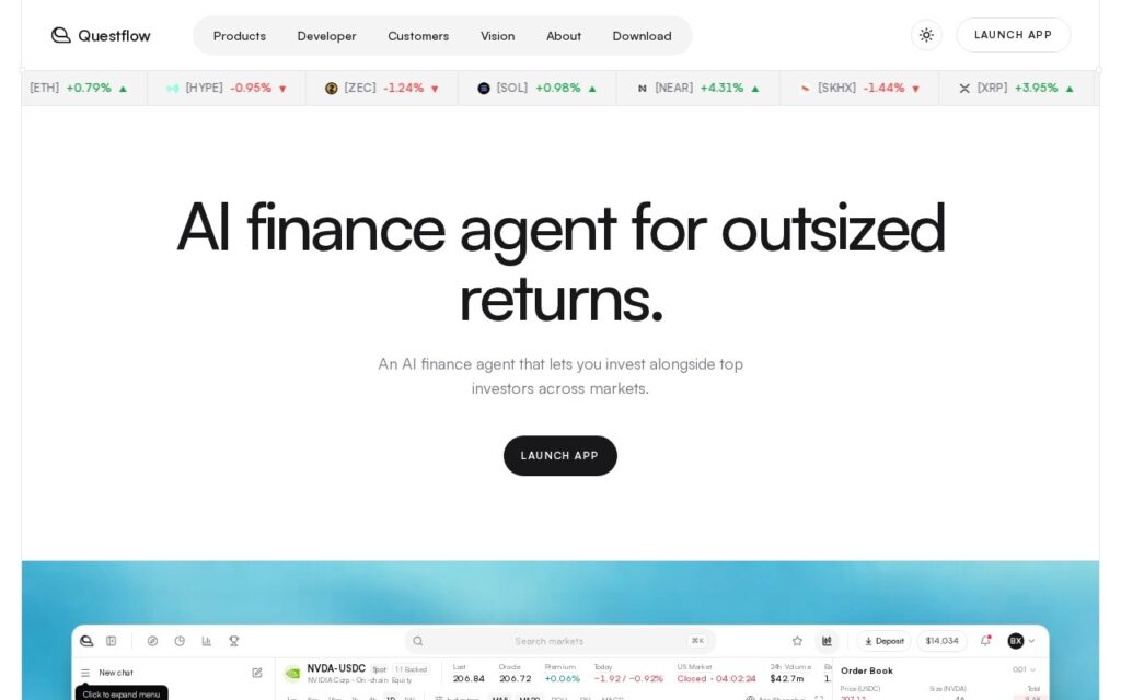 Questflow screenshot 1