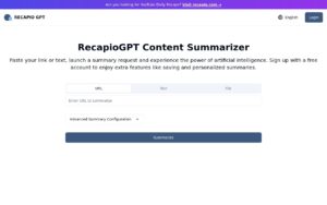 RecapioGPT screenshot 1