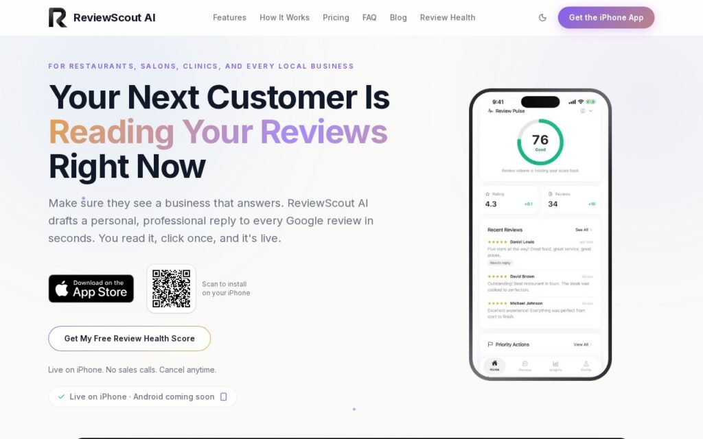 ReviewScout AI screenshot 1