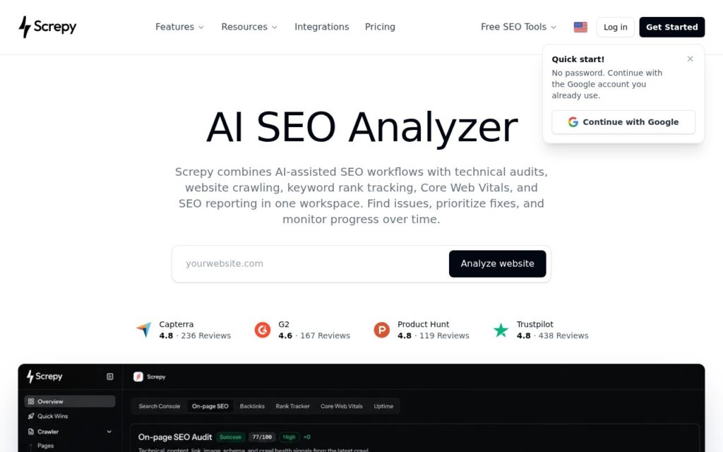 Screpy screenshot 1