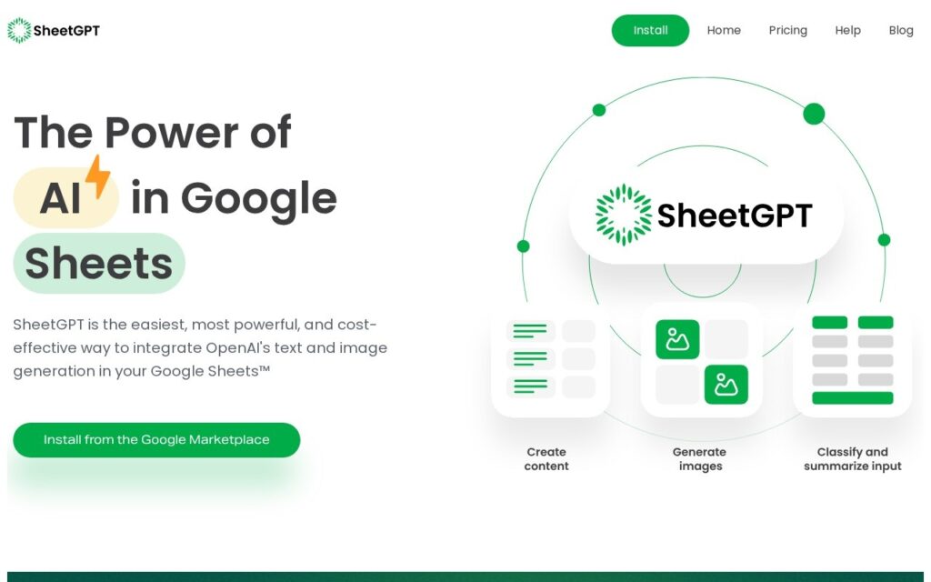 SheetGPT screenshot 1