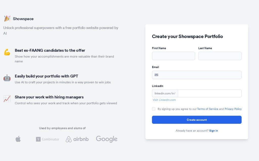 Showspace screenshot 1