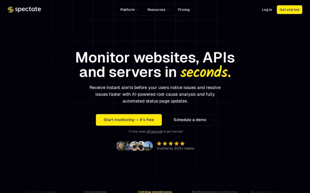 Spectate screenshot 1