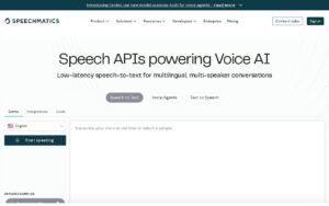 Speechmatics screenshot 1