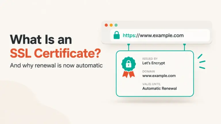 What Is an SSL Certificate? And Why Renewal Is Now Automatic