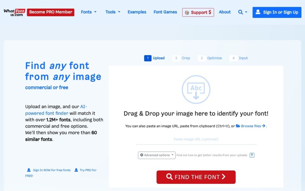 WhatFontIs screenshot 1