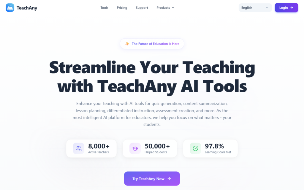 TeachAny screenshot 1