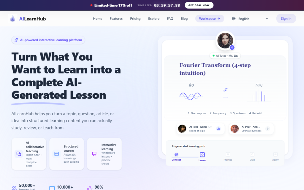 AILearnHub screenshot 1