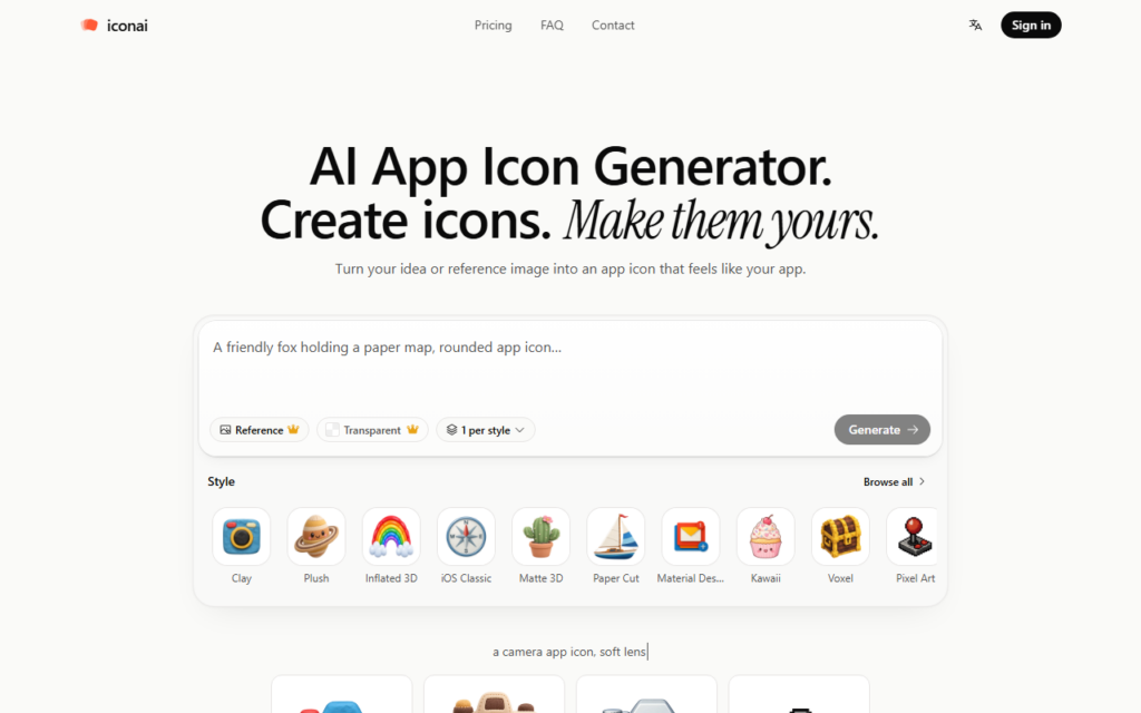 IconAI screenshot 1