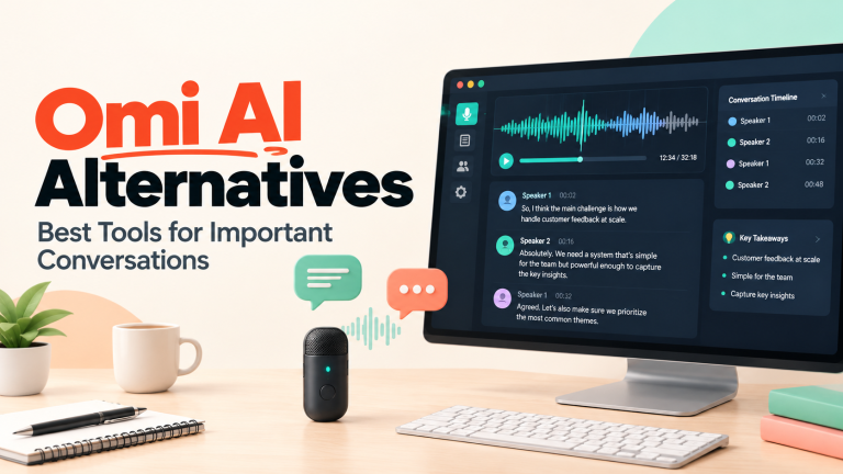 Omi AI Alternative (2026): Which Omi AI alternative is better for important conversations?