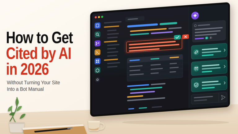 How to Get Cited by AI in 2026 Without Turning Your Site Into a Bot Manual