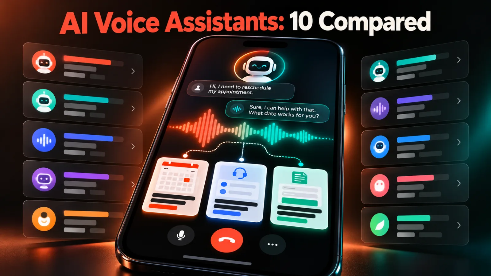 AI Voice Assistants: 10 Compared, Free Apps to Phone Agents