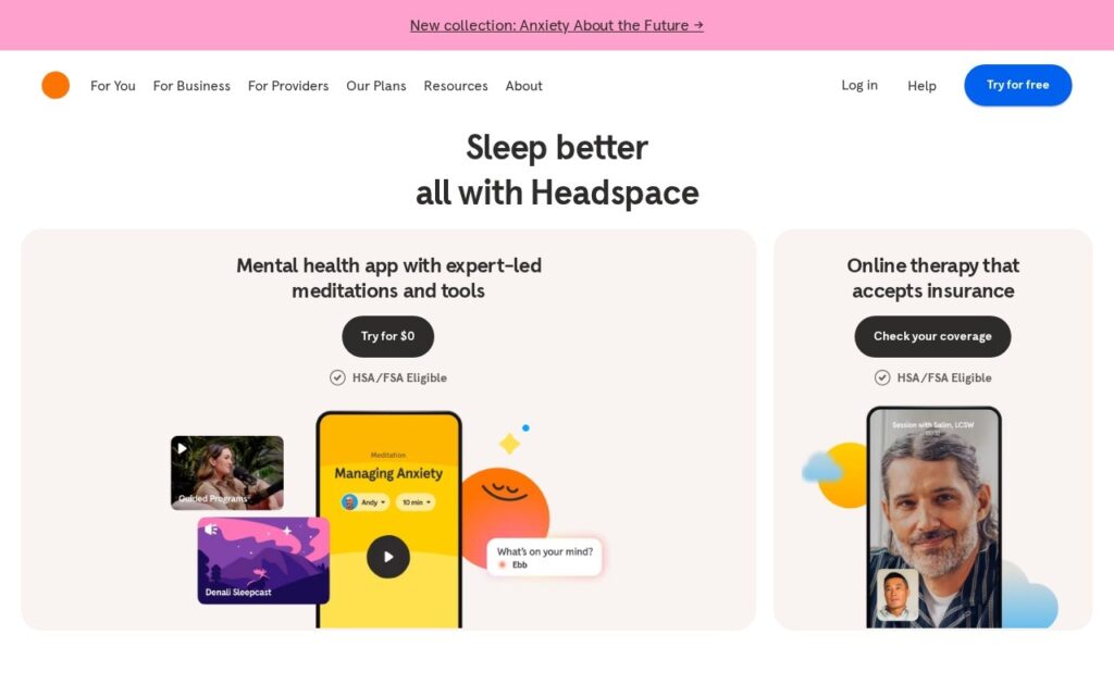 Headspace screenshot 1