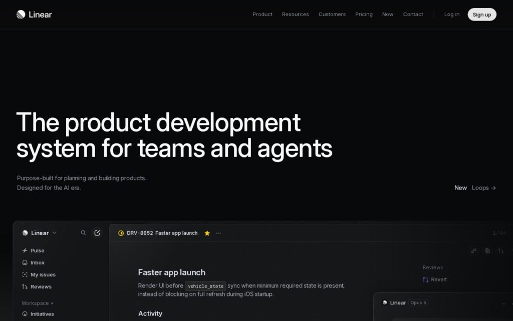 Linear screenshot 1