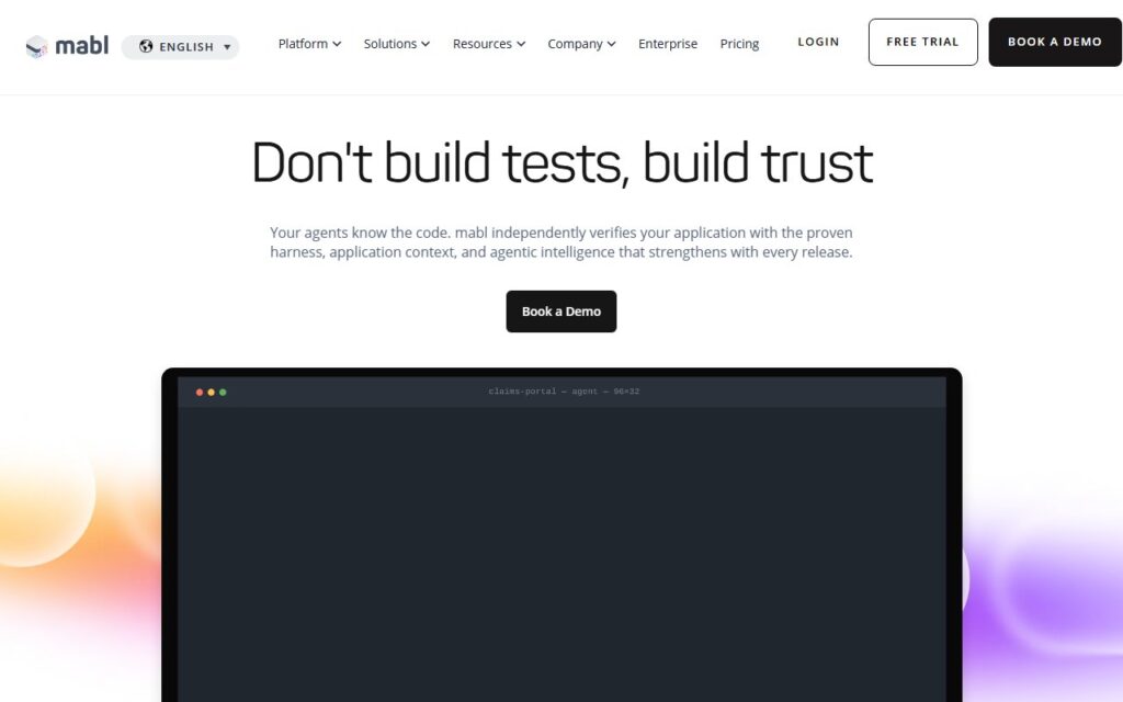 mabl screenshot 1