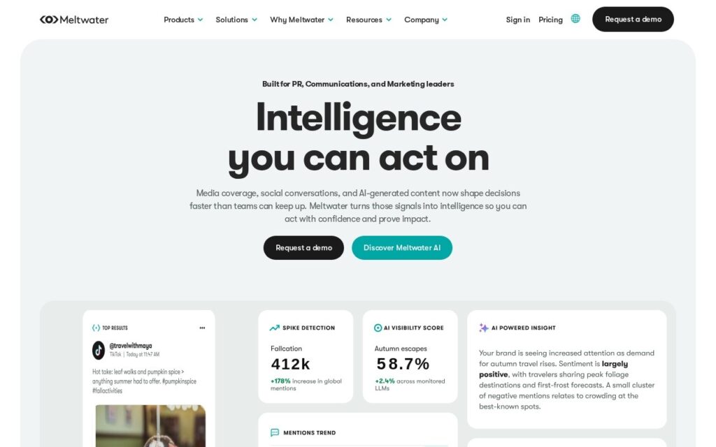 Meltwater screenshot 1