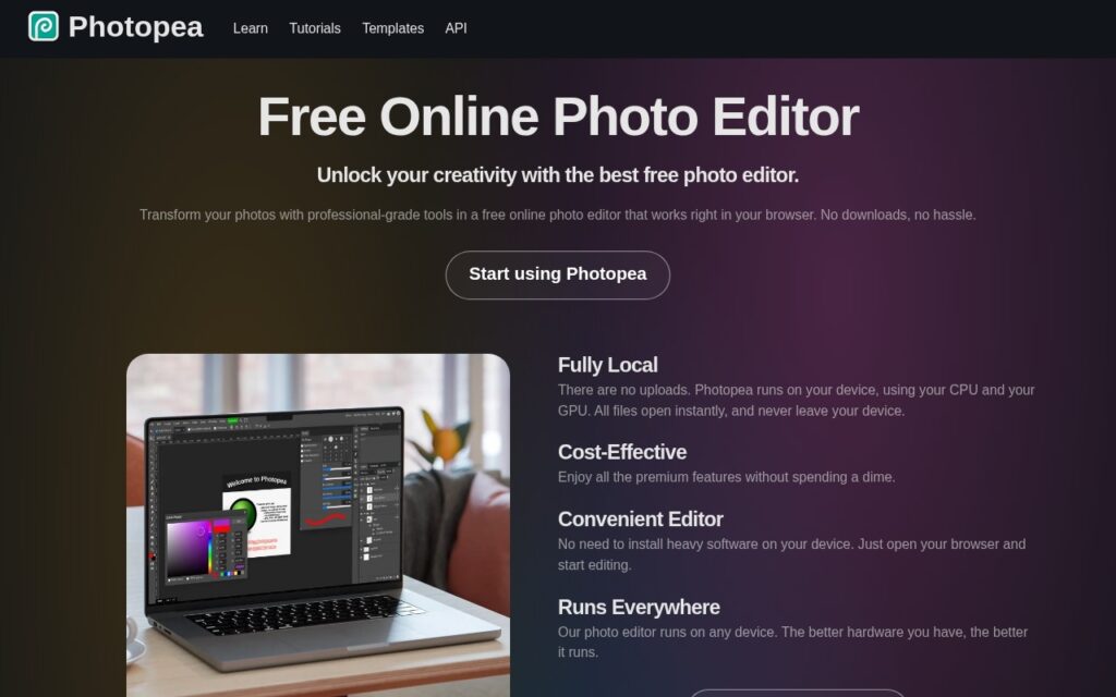 Photopea screenshot 1