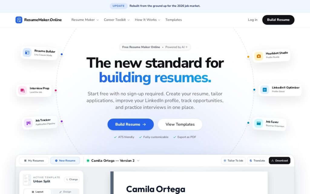 ResumeMaker.Online screenshot 1