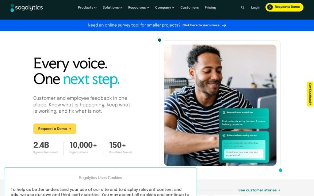 Sogolytics (SoGoSurvey) screenshot 1
