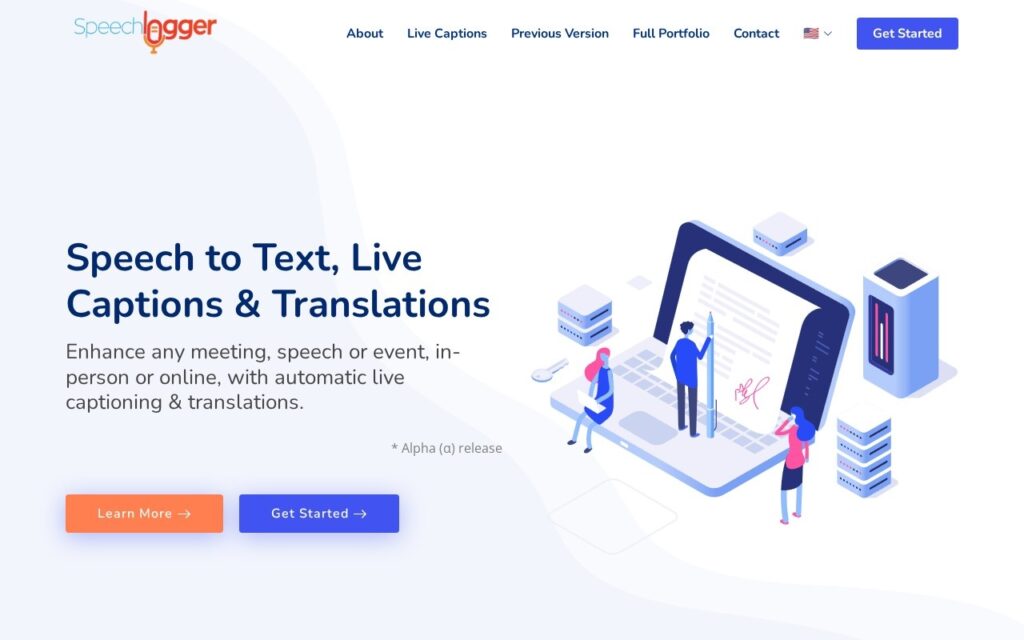 Speechlogger screenshot 1